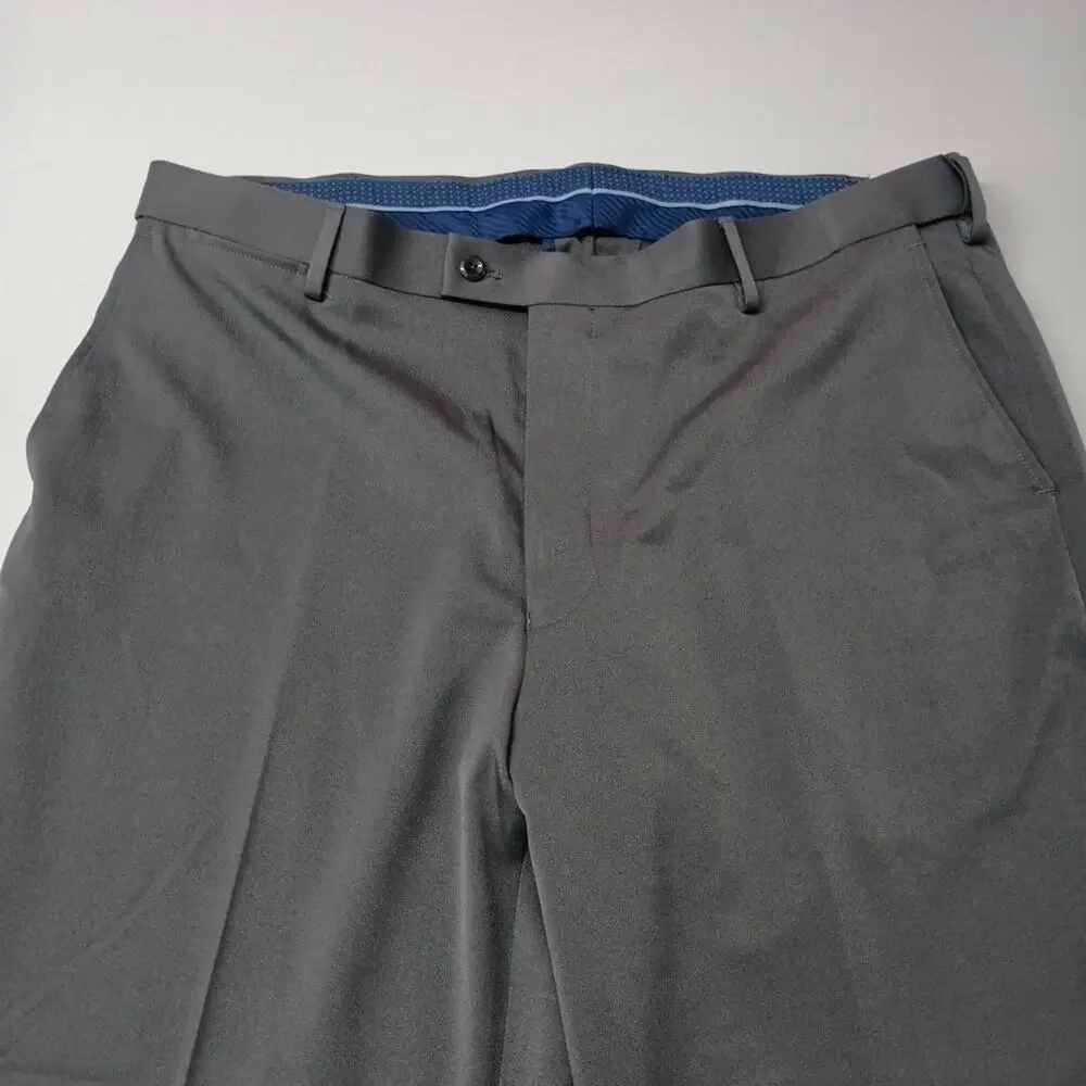 Saddlebred Straight‎ Fit Dress Pants Men's Size 40x29 Gray